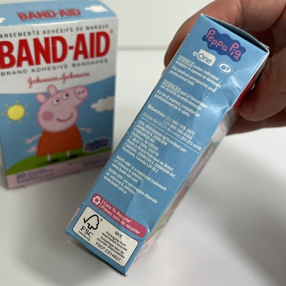 Band-Aid Brand Bandages Peppa Pig Assorted Sizes Decorated Band Aids Lot Of 2 - Picture 12 of 12